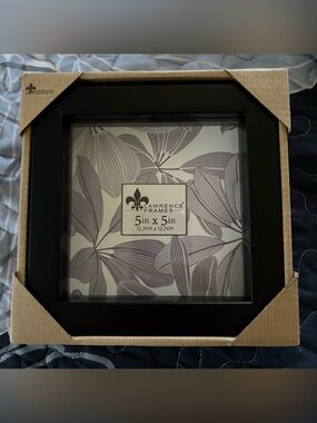 Lawrence Frames 785055 Shadow Box Frame, 5x5, Black